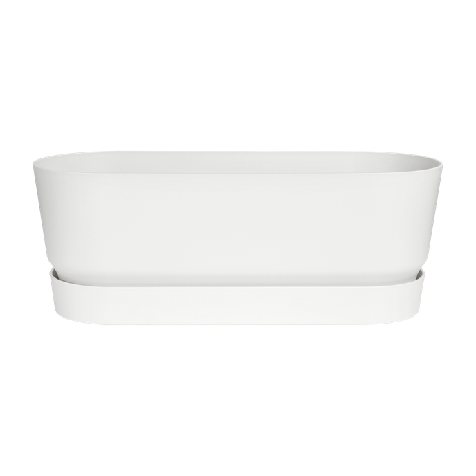 greenville pflanzgefäß lang 50cm weiss